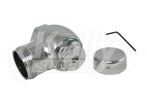 Zurn P6003AV-C-SD-CP Vandal-Resistant Screwdriver Stop Cap 3/4"