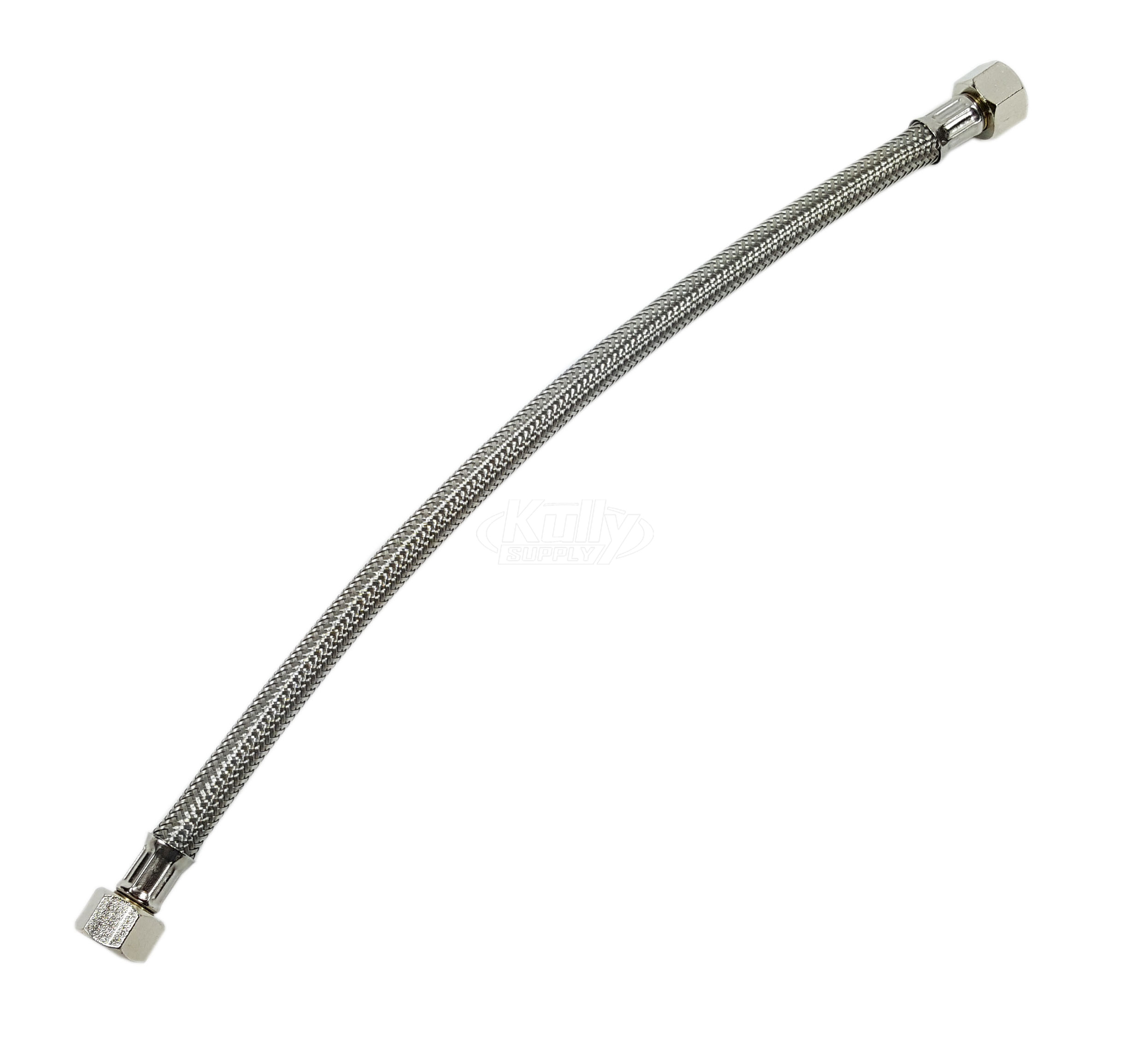 Zurn 93317332 Stainless Steel Braided Hose, 3/8