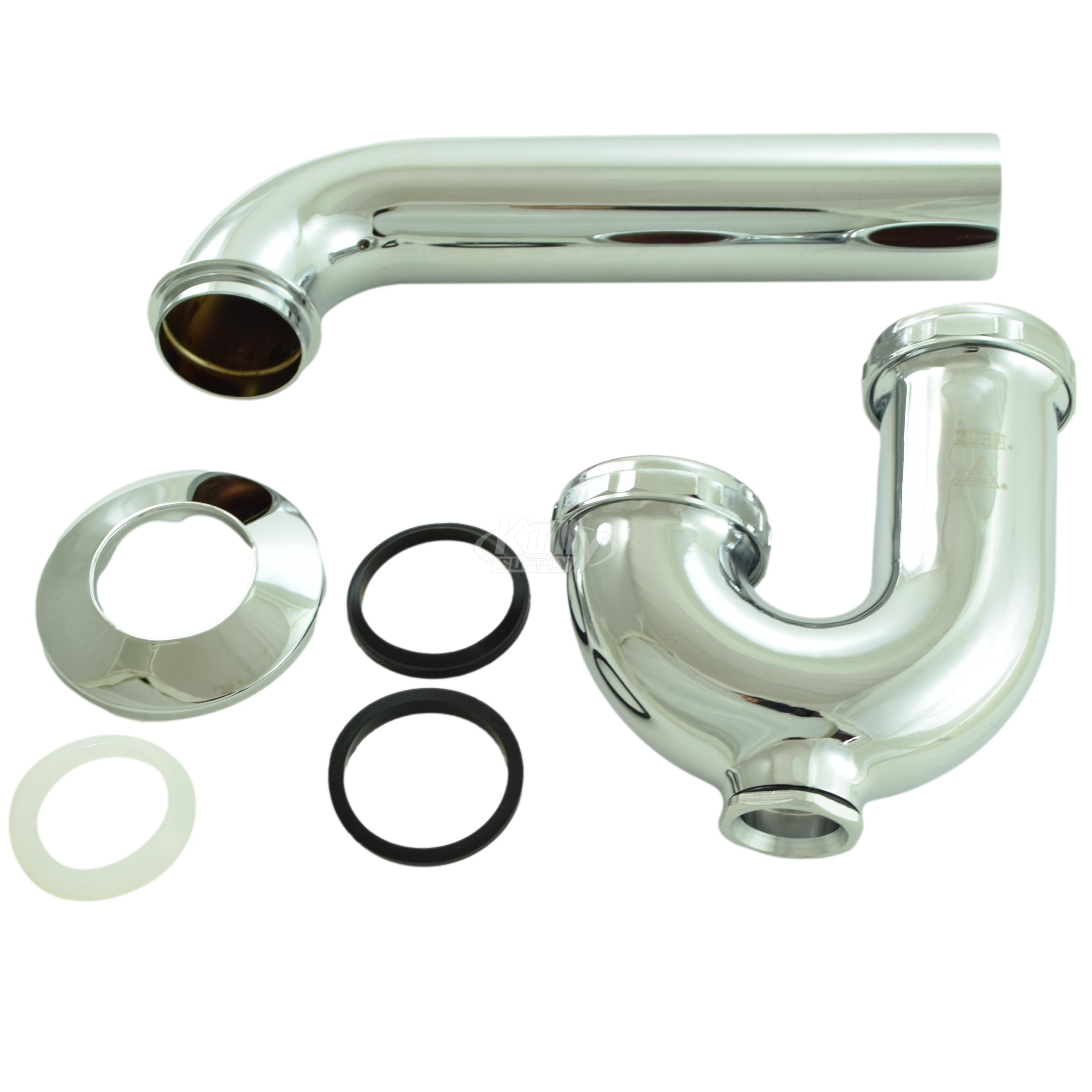 Zurn Z8702-PC P-Trap with Wall Bends | ZurnProducts.com