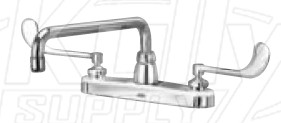 Zurn Z871H6-XL AquaSpec 8" Center Deck Mount Faucet