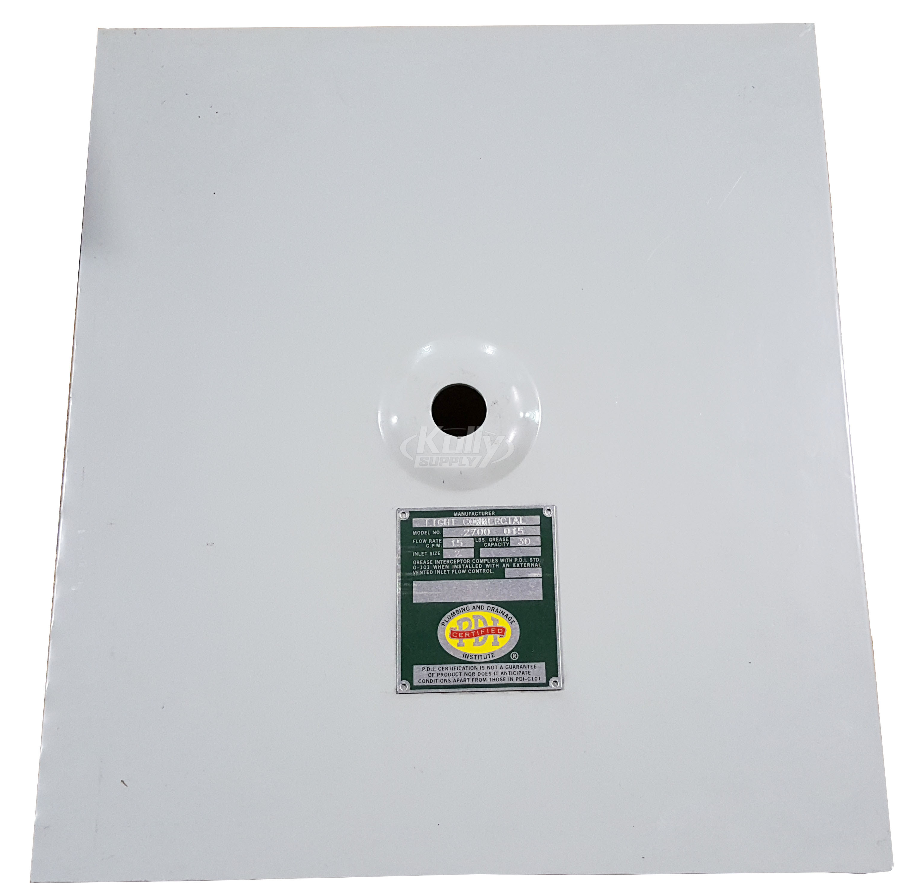 Zurn JP2700-15-COVER Cover for Grease Trap | ZurnProducts.com