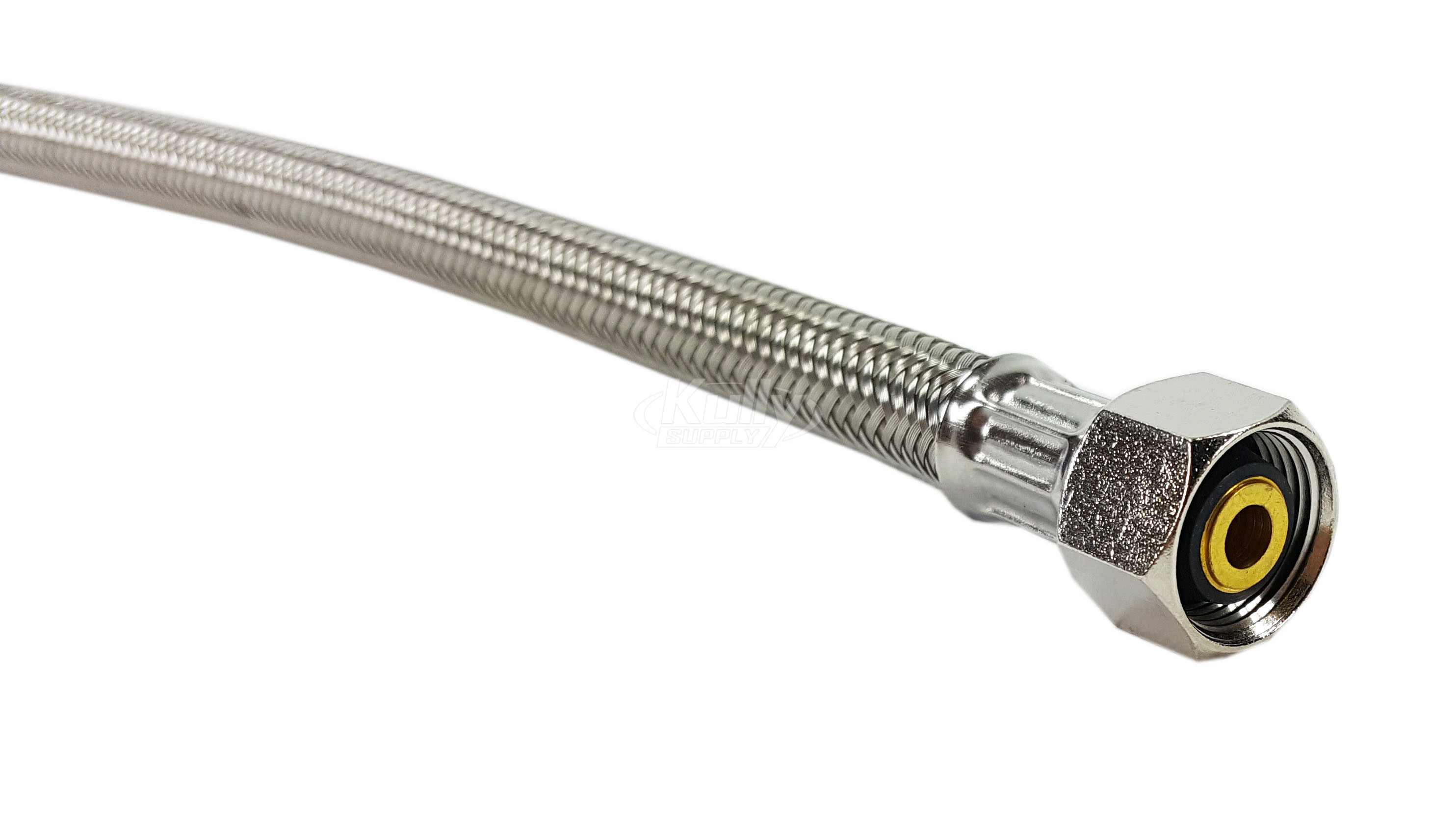 Zurn 93317332 Stainless Steel Braided Hose, 3/8