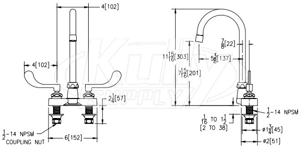 Zurn Z812B4-XL-18F AquaSpec 4