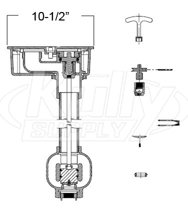 Mr.No Problem◇The d.e.p◇SRBL-1123 Zurn HYD-RK-Z1365-90 Hydrant Repair Kit 66955-200-9