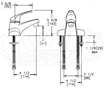 Zurn Z7440-XL AquaSpec Single Control Lavatory Faucet