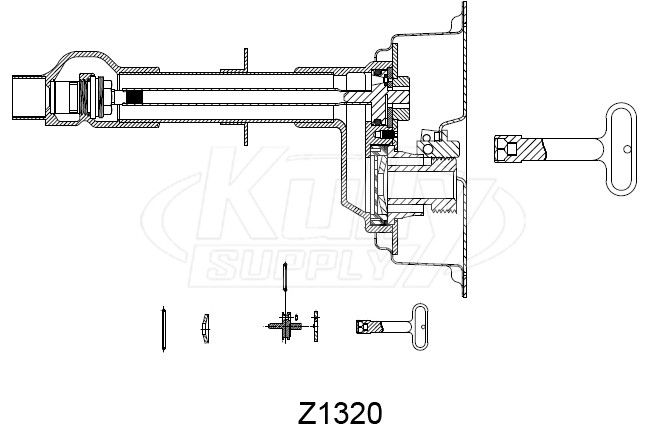 Zurn HYD-RK-1320/21-CDISC Hydrant Repair Kit 66955-195-9