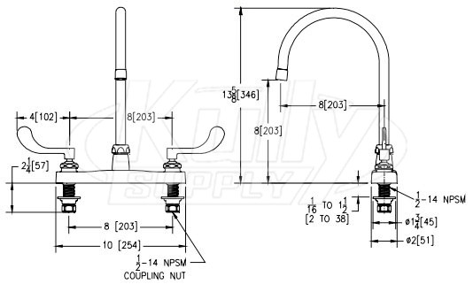 Zurn Z871C4-XL AquaSpec 8