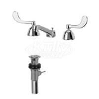 Zurn Z831C4-XL AquaSpec Widespread Faucet | ZurnProducts.com